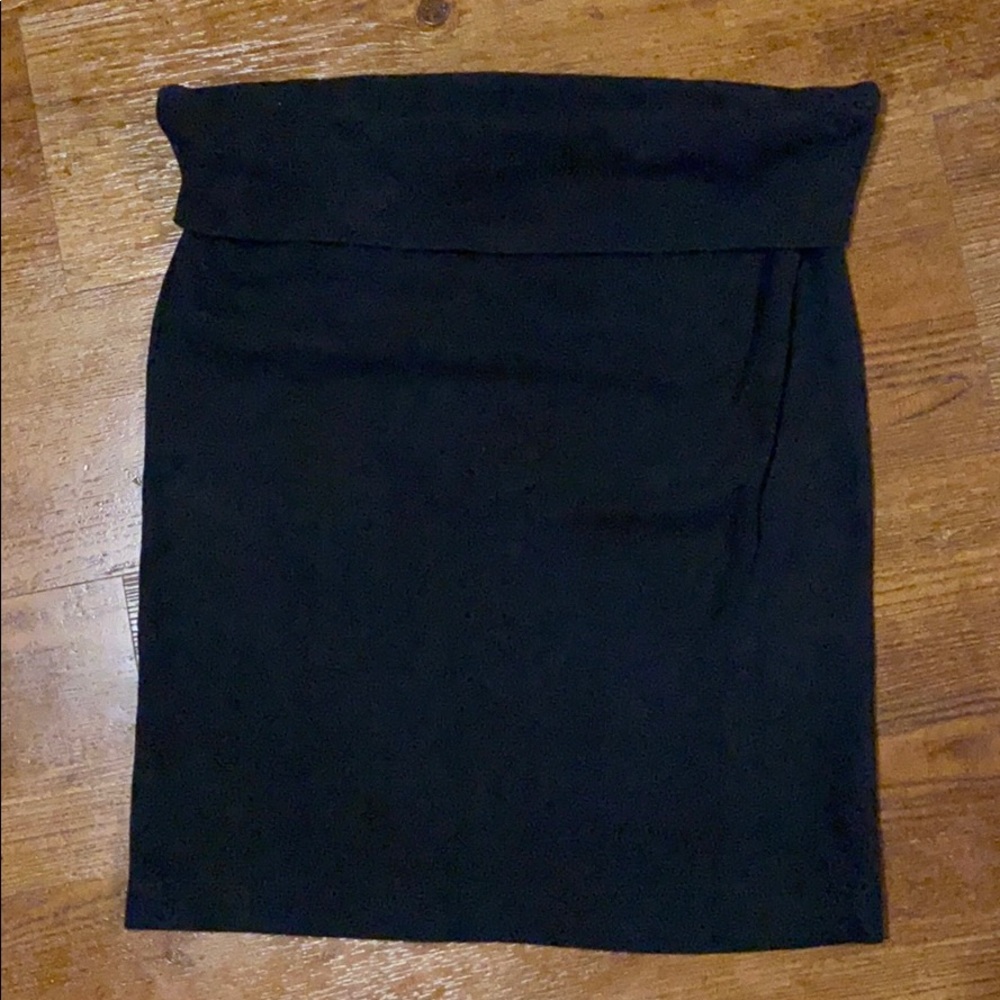Black cotton skirt
